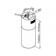 Вытяжка MAUNFELD LEE ISLA 39 нержавеющая сталь