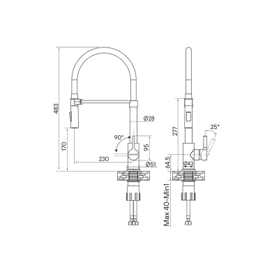 Смеситель Paulmark Halt Ha214021-431, белый матовый Смеситель Paulmark Halt Ha214021-431, белый матовый