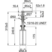 Дозатор FRANKE Comfort оникс (119.0578.743)
