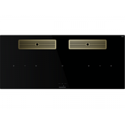 Варочная панель Kuppersbusch KMI 12850.0 SR-S Gold индукционная с вытяжкой