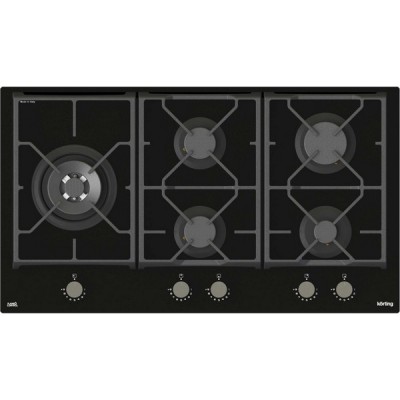 Варочная панель Korting HGG 9987 CTN FLC газовая Варочная панель Korting HGG 9987 CTN FLC газовая