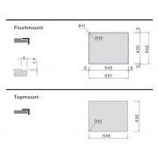 Мойка Falmec Garda 31+18