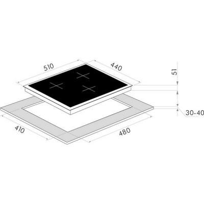 Варочная панель MAUNFELD EGHG.43.33CB2G газовая Варочная панель MAUNFELD EGHG.43.33CB2G газовая