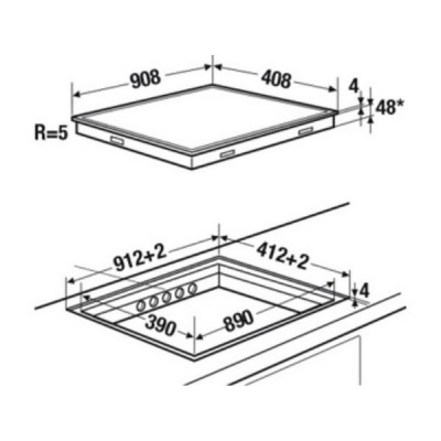 Варочная панель Kuppersbusch KI 9800.0 SR индукционная Варочная панель Kuppersbusch KI 9800.0 SR индукционная
