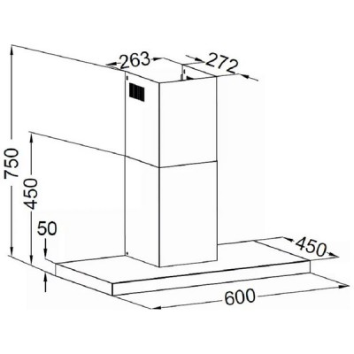 Вытяжка MEFERI SLIMBOX60BK COMFORT Вытяжка MEFERI SLIMBOX60BK COMFORT