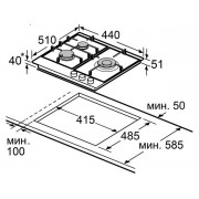 Варочная панель MAUNFELD EGHS.43.33STS-ES/G газовая