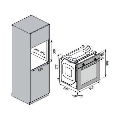 Духовой шкаф Kuppersberg SR 610 ANT Silver Духовой шкаф Kuppersberg SR 610 ANT Silver
