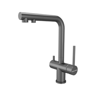 Смеситель Paulmark Serpentine Se213222-MG, матовый серый Смеситель Paulmark Serpentine Se213222-MG, матовый серый