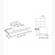 Вытяжка Falmec MOVE 90 WHITE
