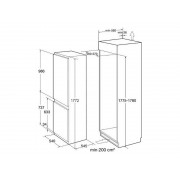 Холодильник Korting KSI 17860 CFL встраиваемый