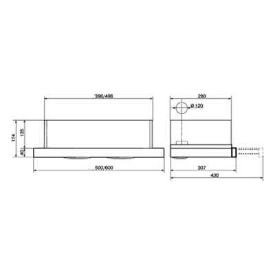 Вытяжка Elikor Slide 50П-430 черный/черн Вытяжка Elikor Slide 50П-430 черный/черн