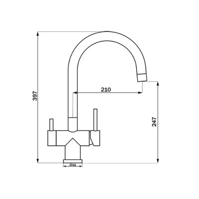 Смеситель Longran Sprint Logic LM2191 Stainless Steel Смеситель Longran Sprint Logic LM2191 Stainless Steel