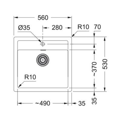 Мойка Franke SID 610, оникс (114.0443.344) Мойка Franke SID 610, оникс (114.0443.344)