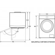Стиральная машина MAUNFELD MFWM127WH051