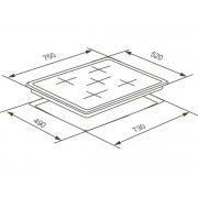 Варочная панель MEFERI MIH755BK POWER индукционная
