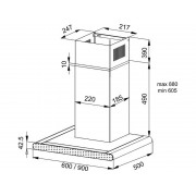Вытяжка Korting KHC 9958 XGN