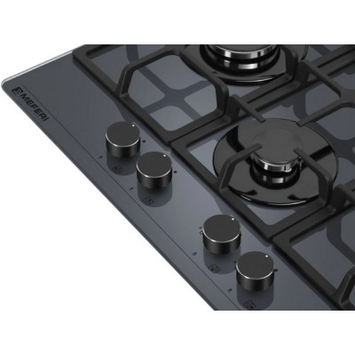 Варочная панель MEFERI MGH604GR GLASS ULTRA газовая Варочная панель MEFERI MGH604GR GLASS ULTRA газовая