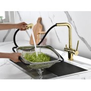 Смеситель Paulmark Serpentine Se213222-G, золото