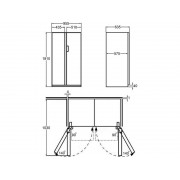 Холодильник MAUNFELD MFF191NFSB