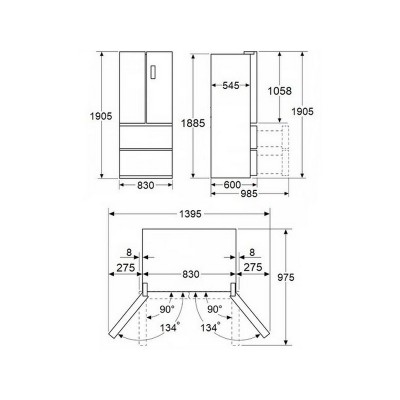 Холодильник MAUNFELD MFF190NFDB01 Холодильник MAUNFELD MFF190NFDB01