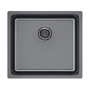 Мойка Paulmark Yuni 49 uni YU49-GM, вороненая сталь