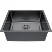 Мойка Paulmark Yuni 49 uni YU49-GM, вороненая сталь
