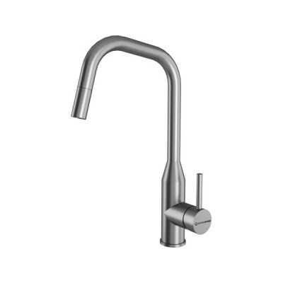 Смеситель Kuchenstern FILA-S нержавеющая сталь Смеситель Kuchenstern FILA-S нержавеющая сталь