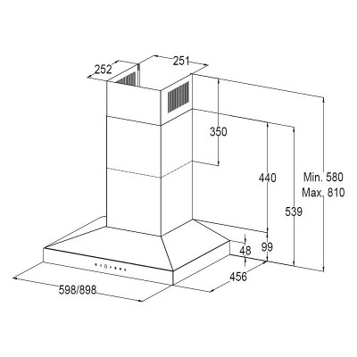 Вытяжка Korting KHC 6831 NGN Вытяжка Korting KHC 6831 NGN