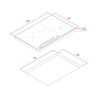 Варочная панель Teka IZS 86630 MST BLACK (112500030) индукционная Варочная панель Teka IZS 86630 MST BLACK (112500030) индукционная