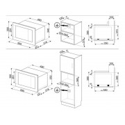СВЧ - печь SMEG FMI120B3