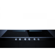 Варочная панель Kuppersbusch KMI 12850.0 SR-E Stainless steel индукционная с вытяжкой