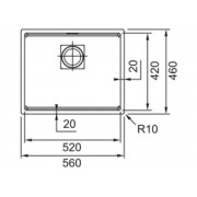 Мойка Franke KNG 110-52, грифельный серый, вент-автомат (125.0731.689)