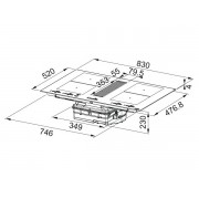 Варочная панель Franke FMY 8391 HI (340.0705.226) индукционная с вытяжкой
