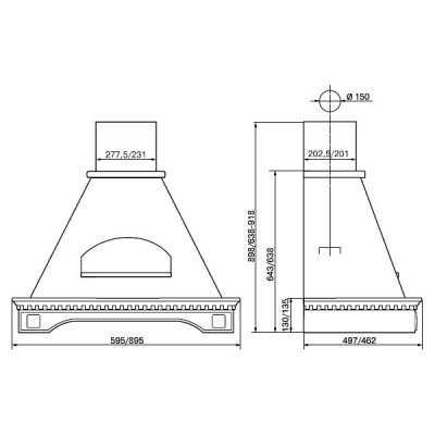 Вытяжка Elikor Бельведер Флореале 60П-650-П3Д бежевый/бук орех Вытяжка Elikor Бельведер Флореале 60П-650-П3Д бежевый/бук орех
