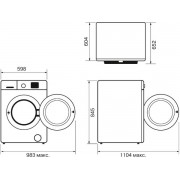 Сушильная машина KRONA RHENE MAX WHITE 8K DM