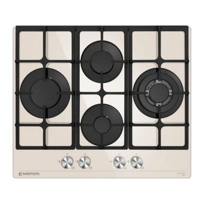 Варочная панель MEFERI MGH604BG GLASS ULTRA газовая Варочная панель MEFERI MGH604BG GLASS ULTRA газовая