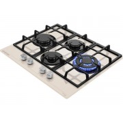 Варочная панель MEFERI MGH604BG GLASS ULTRA газовая