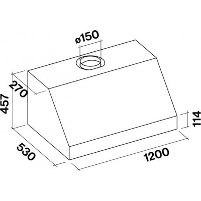 Вытяжка Falmec ZEUS PRO 120 Вытяжка Falmec ZEUS PRO 120