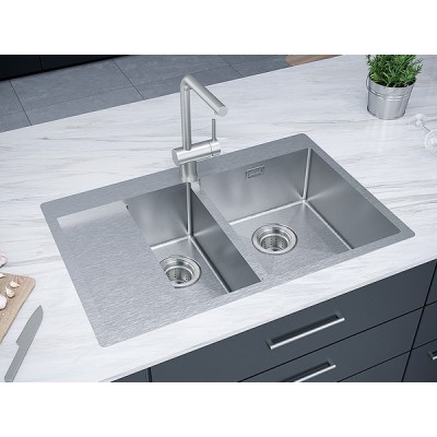 Мойка Paulmark Union PM537851-BSR, брашированная нерж. сталь Мойка Paulmark Union PM537851-BSR, брашированная нерж. сталь