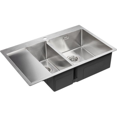 Мойка Paulmark Union PM537851-BSR, брашированная нерж. сталь Мойка Paulmark Union PM537851-BSR, брашированная нерж. сталь