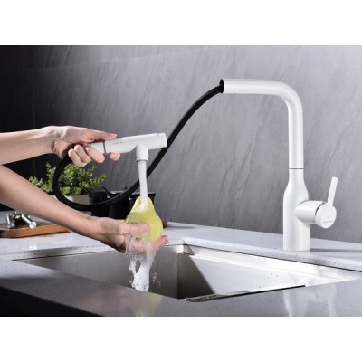 Смеситель Paulmark Viper Vi213105-431, белый матовый Смеситель Paulmark Viper Vi213105-431, белый матовый