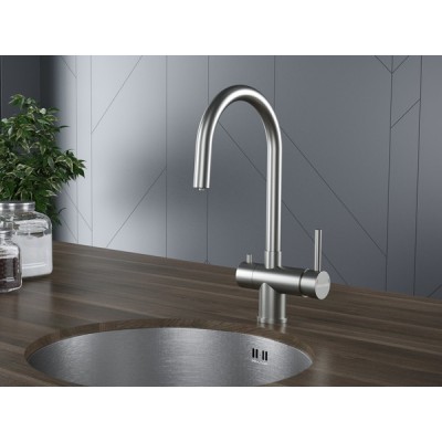 Смеситель Paulmark Heller He213218-SS, нержавеющая сталь Смеситель Paulmark Heller He213218-SS, нержавеющая сталь