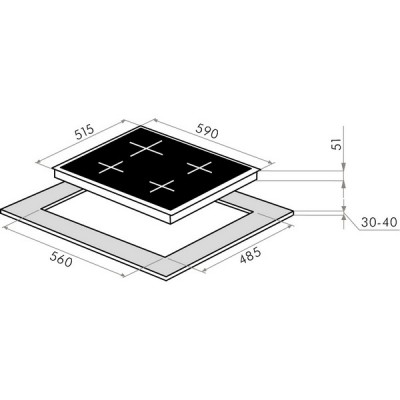 Варочная панель MAUNFELD EGHE.64.63CB2/G газовая Варочная панель MAUNFELD EGHE.64.63CB2/G газовая