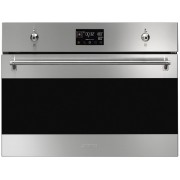 Духовой шкаф SMEG SO4302S3X компактный с паром