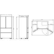 Стиральная машина Beko WRS54P1BSW белая, фронтальная, 85x60x37см, макс.:5кг, 15 программ, классы А/А/D, дисплея - нет