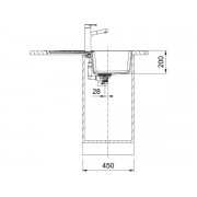 Мойка Franke CNG 611/211-78, белый (114.0639.683)