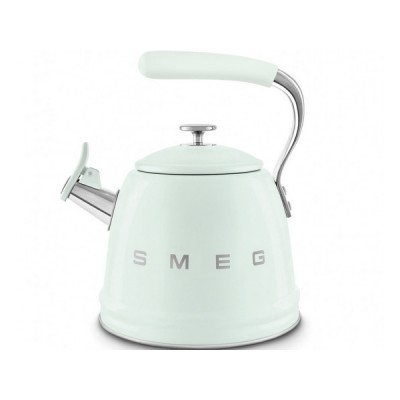 Чайник со свистком SMEG CKLW2001PG пастельный зеленый Чайник со свистком SMEG CKLW2001PG пастельный зеленый