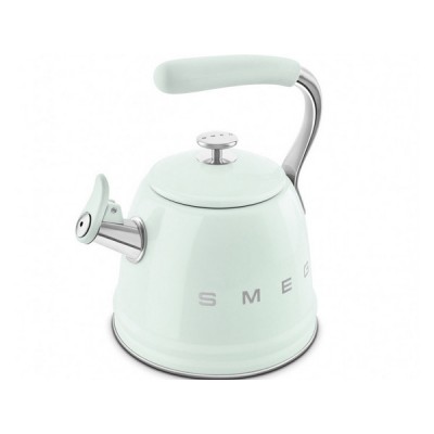 Чайник со свистком SMEG CKLW2001PG пастельный зеленый Чайник со свистком SMEG CKLW2001PG пастельный зеленый