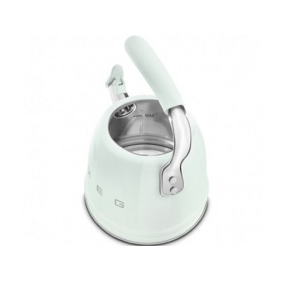 Чайник со свистком SMEG CKLW2001PG пастельный зеленый Чайник со свистком SMEG CKLW2001PG пастельный зеленый