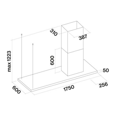 Вытяжка Falmec LUMEN ISOLA NRS 175 DX Вытяжка Falmec LUMEN ISOLA NRS 175 DX